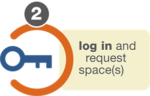 Login and reserve a space 
